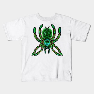 Tarantula Pixel Art 23 Kids T-Shirt